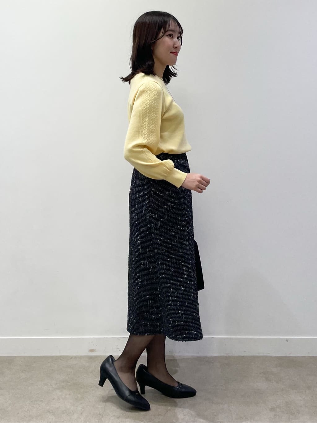 yukariさんの「Reflect｜【選べる8色／スカートにもパンツにも◎】ウール混ボートネックニット」を使ったコーディネート