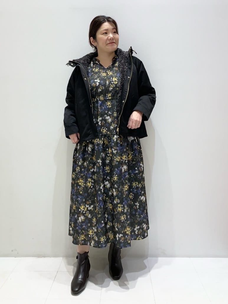 みいちゃんさんの「grove｜【名品アウター/3WAY・はっ水】ボアライナー付マウンテンパーカ」を使ったコーディネート