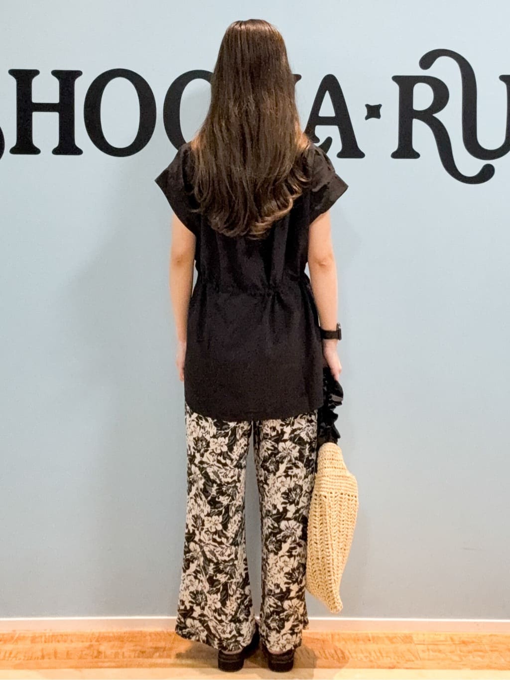 kahoさんの「SHOO･LA･RUE｜【S-LL】シルエットが変えられる ウエストリボンブラウス」を使ったコーディネート