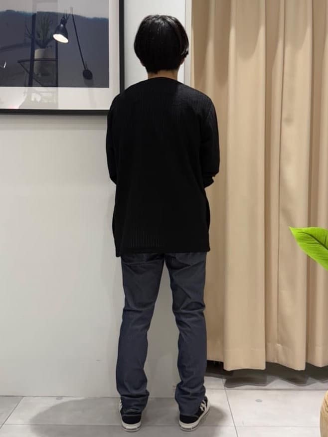 はさんの「THE SHOP TK｜【セットでお買い得！！】長袖カーディガン＋半袖Tシャツ　洗濯機OK/吸水速乾(Tシャツのみ)」を使ったコーディネート