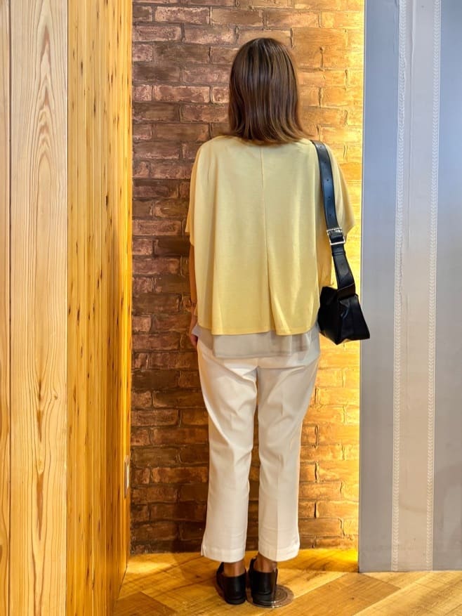 mieさんの「SHOO･LA･RUE｜【S-LL/体型カバー】インせず着られる レイヤードトップス」を使ったコーディネート
