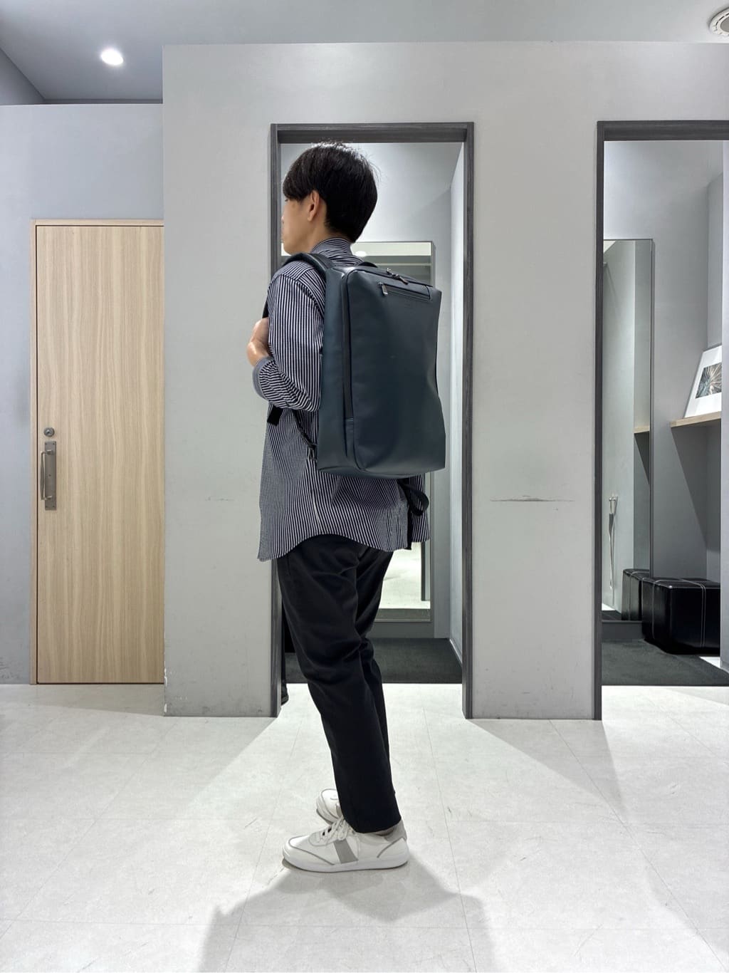 わいずみさんの「TAKEO KIKUCHI｜【抗菌防臭／5サイズ展開】ハイゲージポンチ Tシャツ」を使ったコーディネート