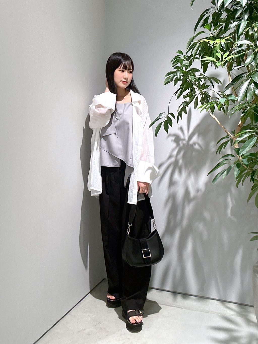 Renoさんの「INDIVI｜Timeless｜モードスラックス」を使ったコーディネート