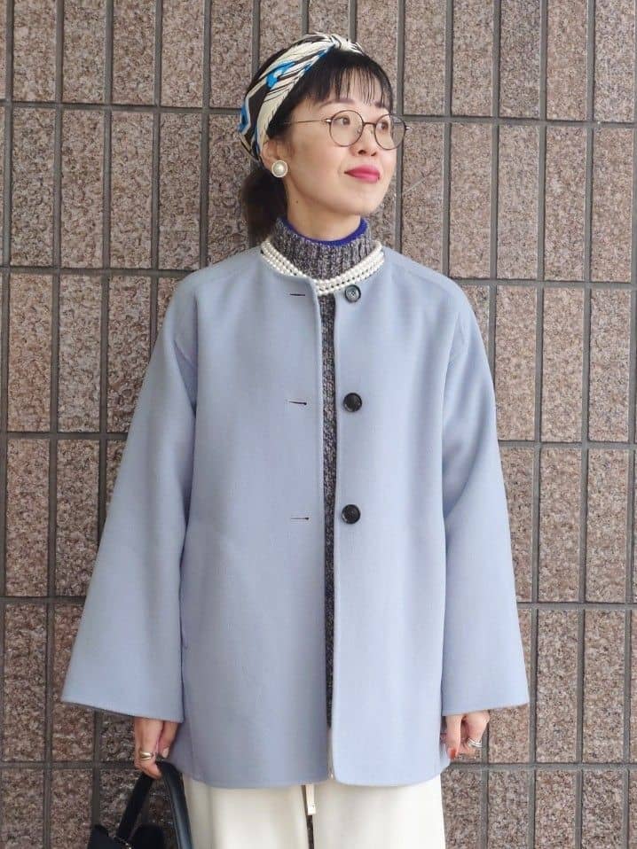MUTSUKOさんの「UNTITLED｜【洗える/ワイド/ウエストゴム】ストレッチドロストパンツ」を使ったコーディネート