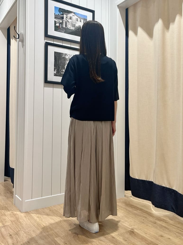 mihoさんの「Dessin｜【UVカット/洗える】2WAY五分袖カーディガン」を使ったコーディネート