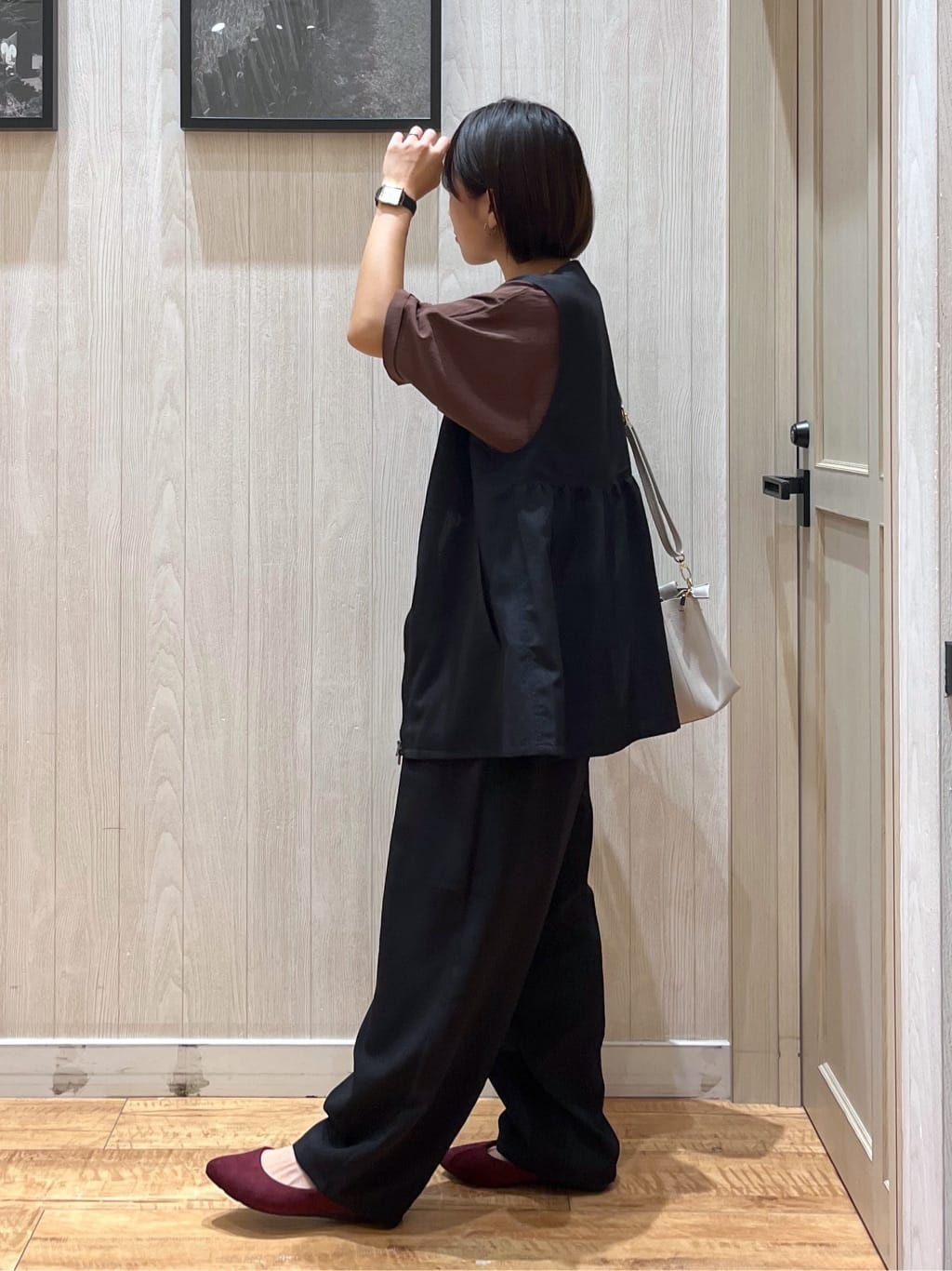 shirayuuuさんの「SHOO･LA･RUE｜【洗濯後しわになりにくい】さらっとタッチの 5分袖ドルマンブラウス」を使ったコーディネート