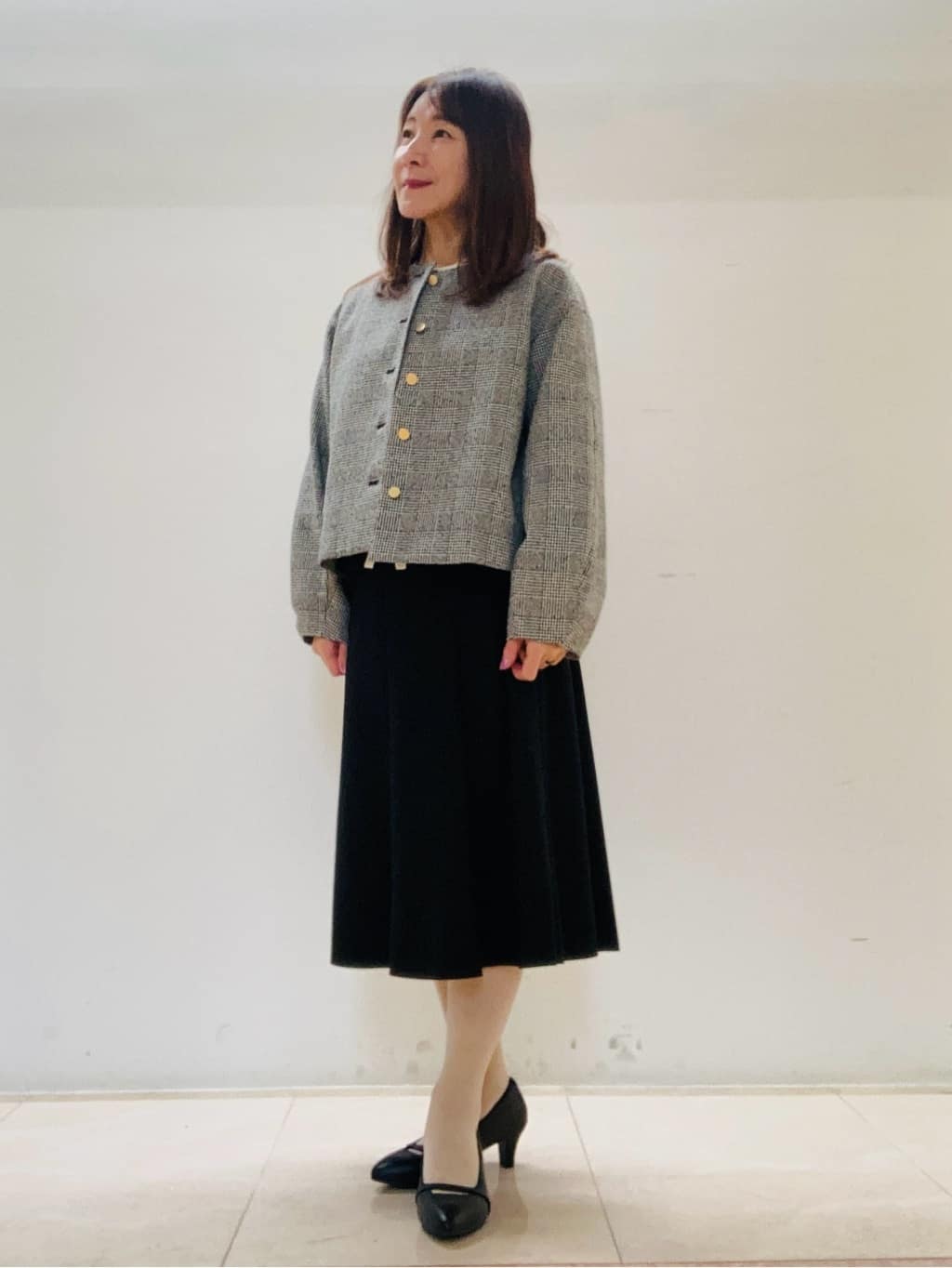 kurodaさんの「Reflect｜【選べる5色◎】フレアフリュイドスカート」を使ったコーディネート
