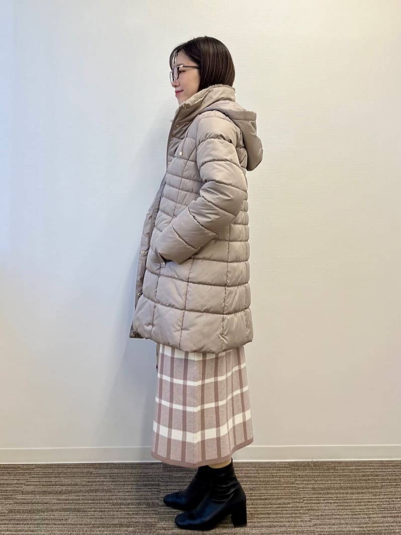 saoriさんの「【手洗い可】タイトスカートニットセットアップ」を使ったコーディネート