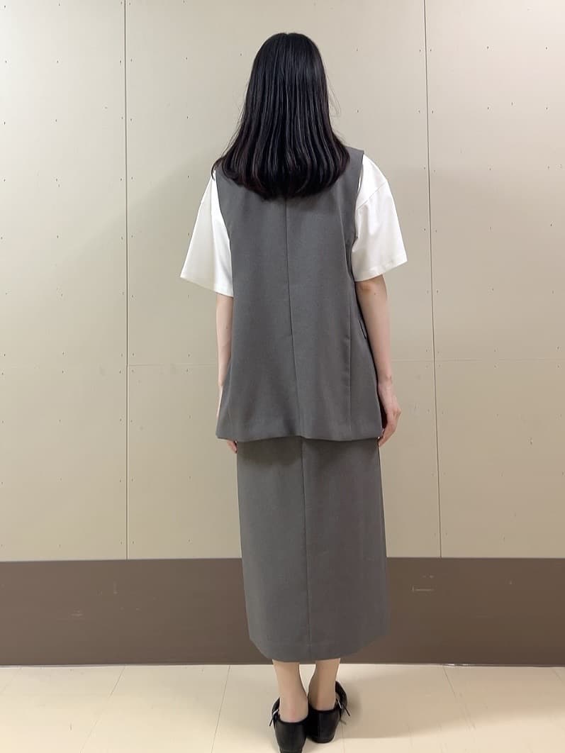 sechiさんの「UNTITLED｜【セットアップ可/洗える】スラブテーラードカラージレ」を使ったコーディネート