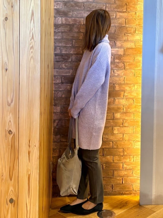 mieさんの「SHOO･LA･RUE｜【洗濯機可/S-LL】フィット感が心地よい ハイパーストレッチスキニー裏起毛」を使ったコーディネート