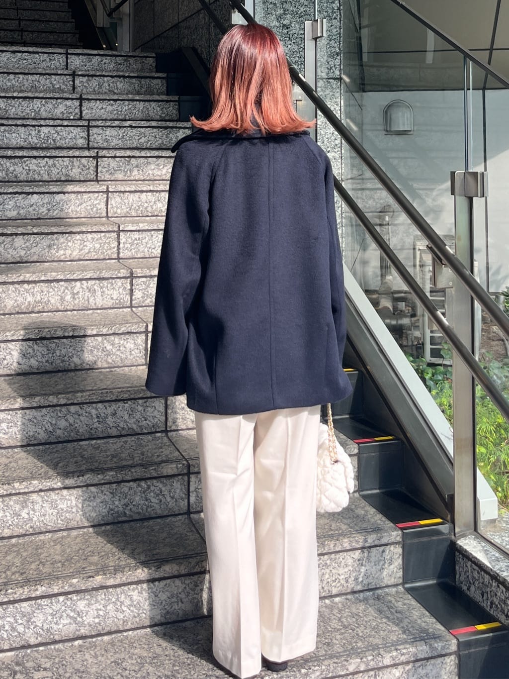 HANNAさんの「OPAQUE.CLIP｜カシミヤブレンドウールミドルピーコート」を使ったコーディネート