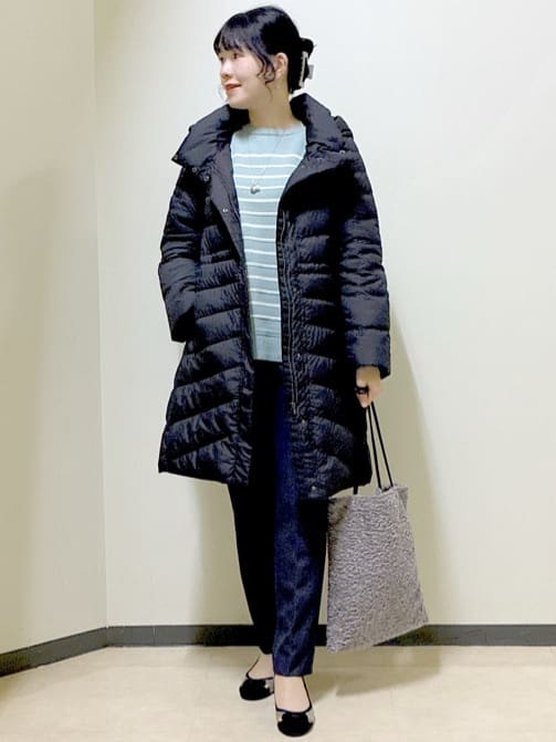  beni_gingerさんの「Reflect｜【SS-4Lサイズ／ウエスト調整可】フーデッドロングダウンコート」を使ったコーディネート