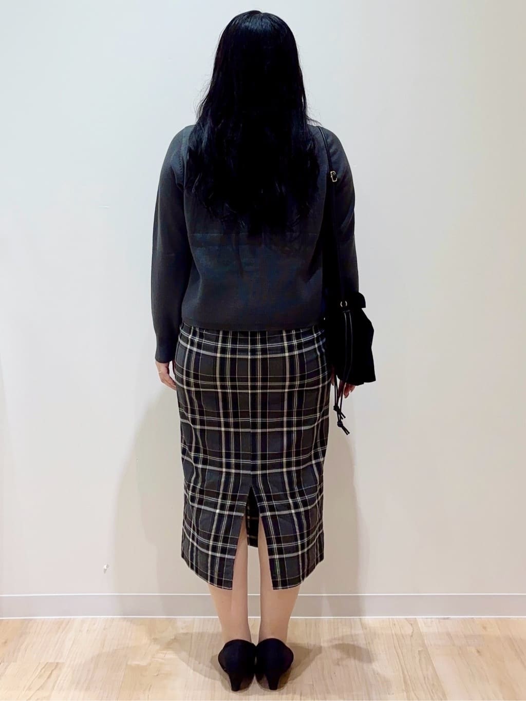 minamiさんの「grove｜【毛玉軽減／洗える】編地切替カーディガン」を使ったコーディネート