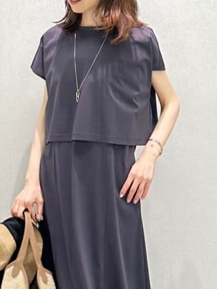 Miwaさんの「UNTITLED｜【接触冷感】ドレープリボンHAT」を使ったコーディネート