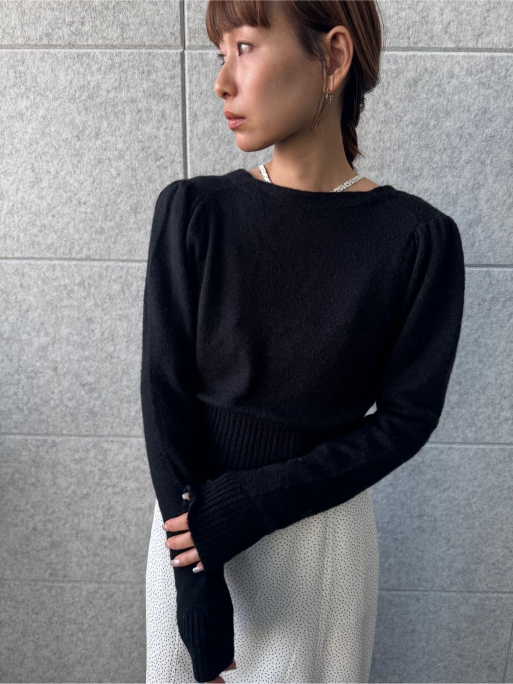 designer yukaさんの「CODE A｜femi dot dress」を使ったコーディネート