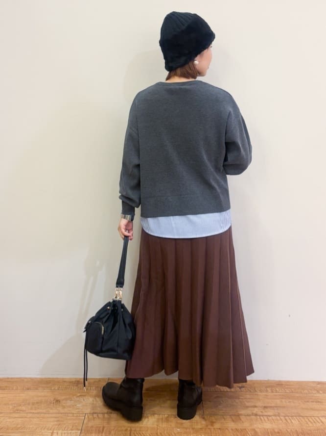 TAKIさんの「SHOO･LA･RUE｜ストレッチロングブーツ」を使ったコーディネート