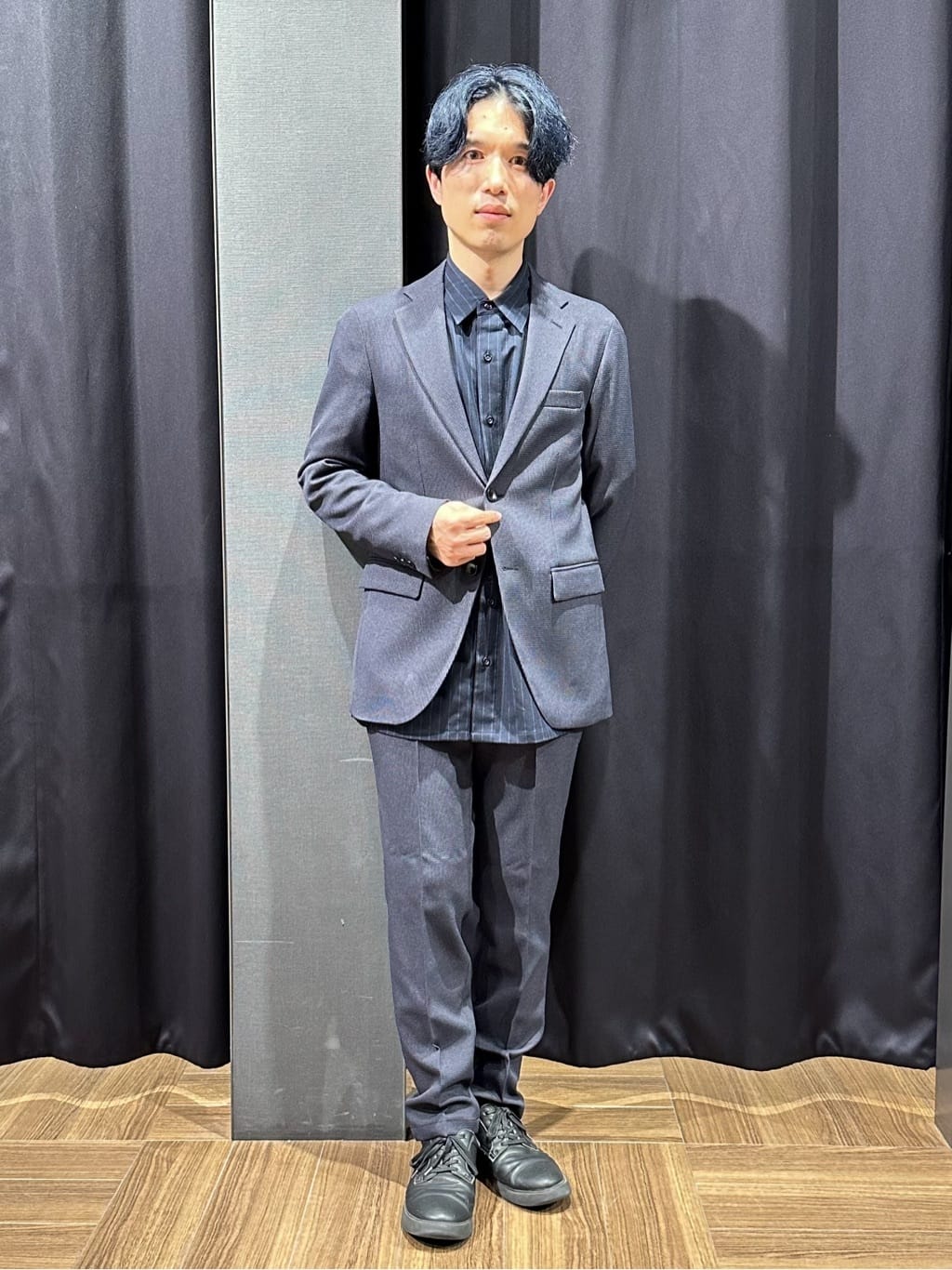 tomoyaさんの「THE SHOP TK｜ハウンドトゥースジャケット 【洗濯機OK/セットアップ可】」を使ったコーディネート