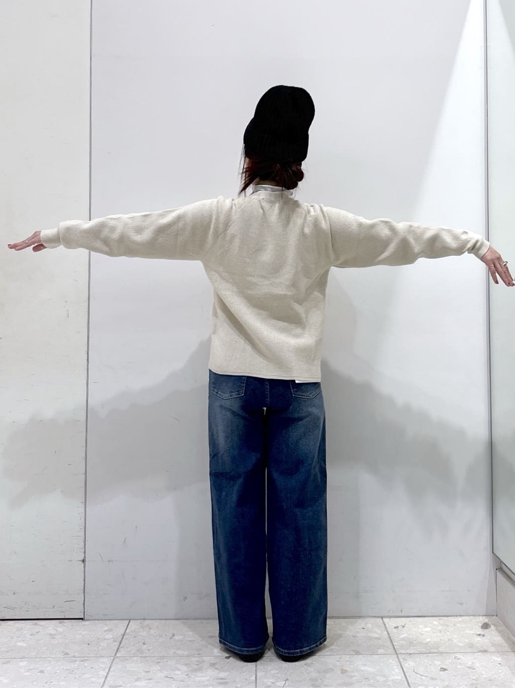 mameさんの「OPAQUE.CLIP｜ボタンデザインラメニット【洗濯機OK】」を使ったコーディネート