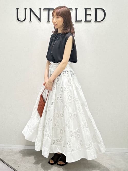 Miwaさんの「UNTITLED｜マーブルドロップネックレス」を使ったコーディネート