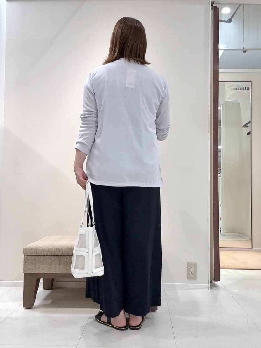 YUIさんの「UNTITLED｜◆【接触冷感/UV機能/遮熱】ジャージカーディガン」を使ったコーディネート