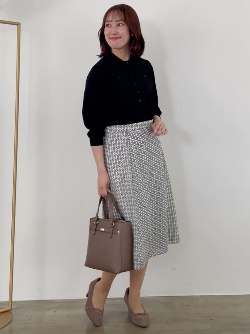 yukariさんの「Reflect｜【透けにくい◎】衿付き七分袖ニット」を使ったコーディネート