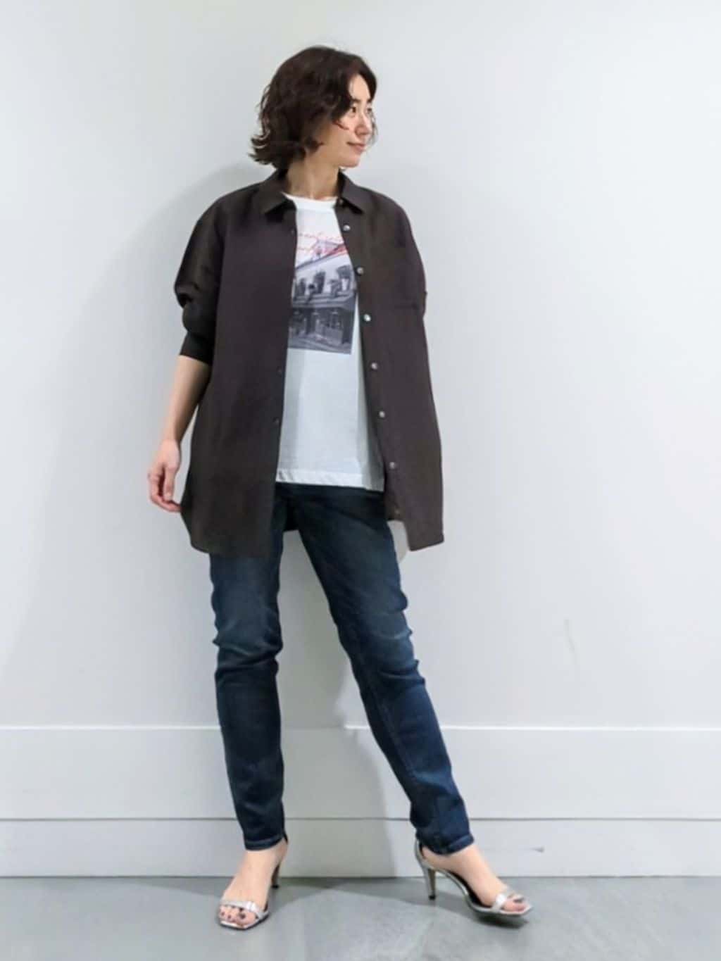 ミズタさんの「UNTITLED｜【Healthy DENIM&times;UNTITLED】別注 R Mrytle（リマートル）テーパードデニム」を使ったコーディネート