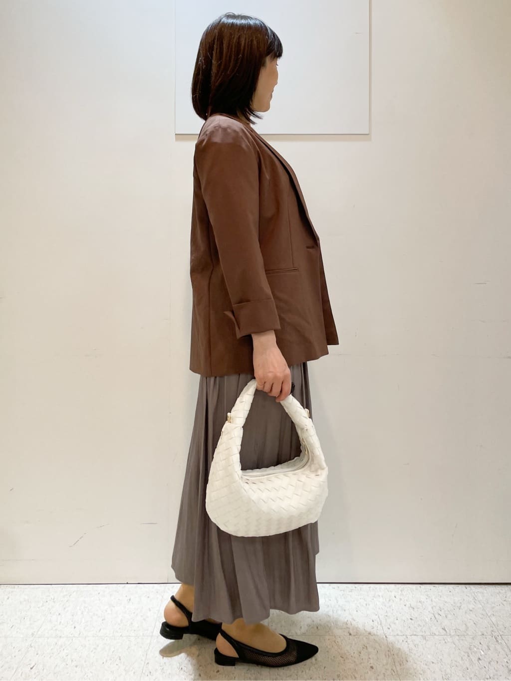 めいさんの「Reflect｜【ウエストゴム仕様／長く着られる◎】スカーチョパンツ」を使ったコーディネート
