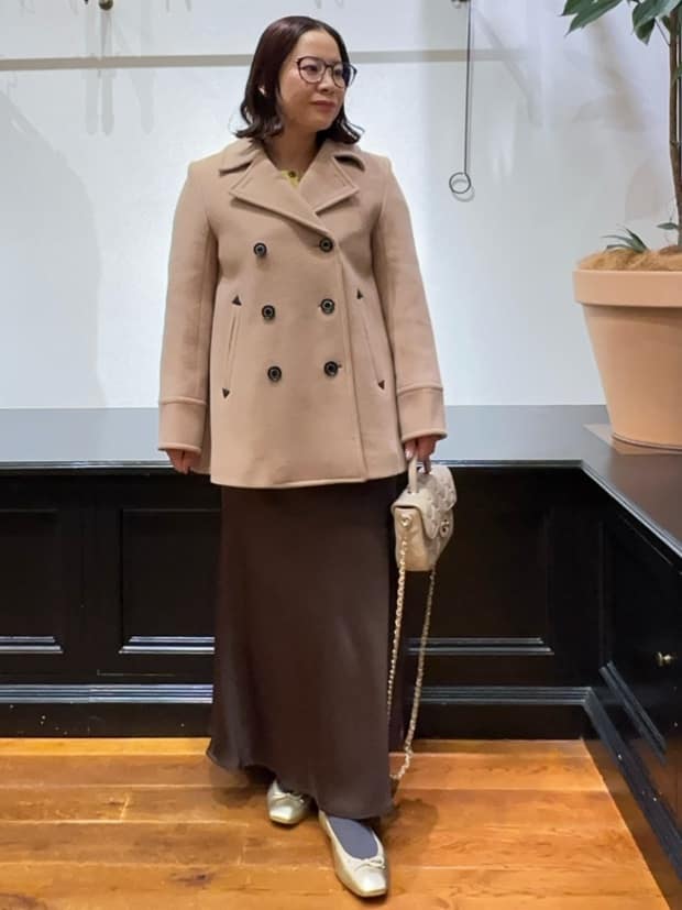 Asamiさんの「DRESSTERIOR｜キルテッドショルダーバッグ」を使ったコーディネート