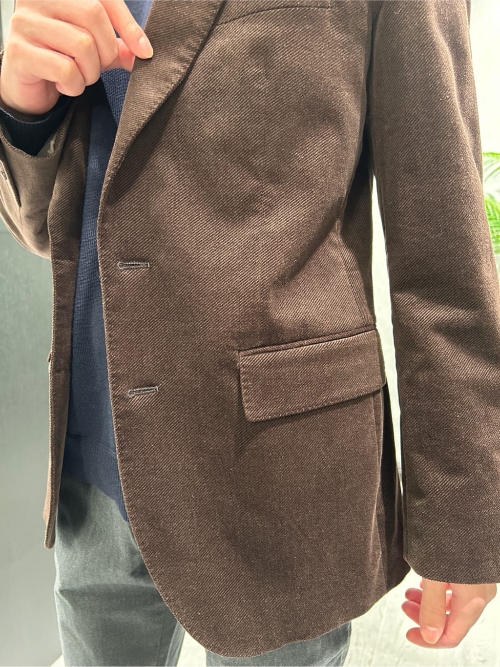 ruiさんの「TAKEO KIKUCHI｜【Sサイズ～】ストレッチコーデュロイ ジャケット」を使ったコーディネート