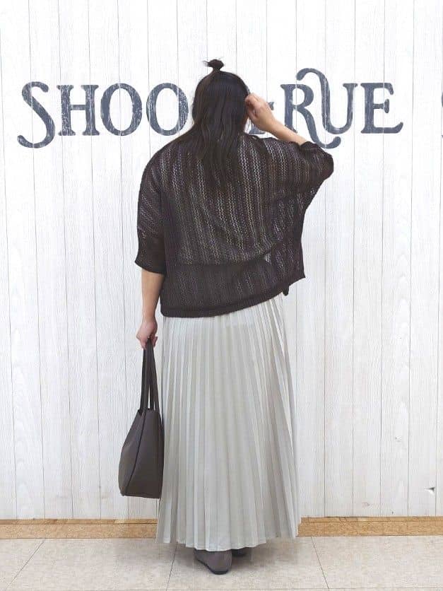 とろろさんの「SHOO･LA･RUE｜【S-LL/ひんやり/前後2WAY】シンプルだから使いやすい テレコTシャツ」を使ったコーディネート