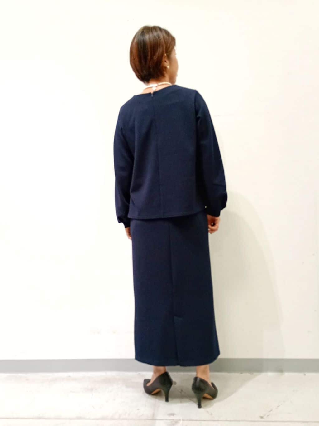 Kさんの「INDIVI｜【SETUP可能／袖コンシャス】ダンボールジャージトップス」を使ったコーディネート