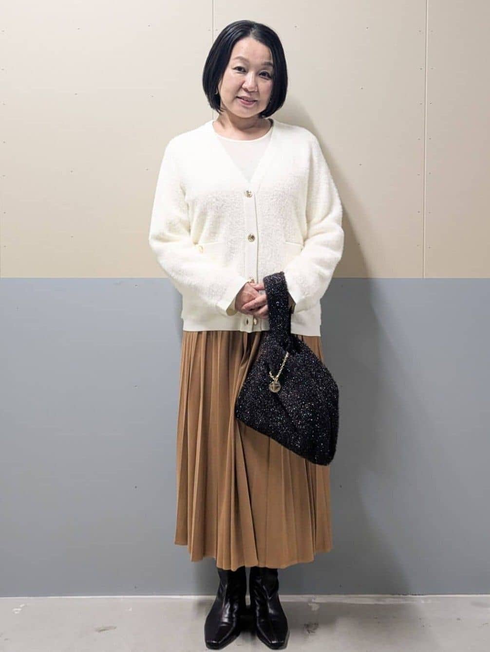 ゆきさんの「OPAQUE.CLIP｜フロッキーチュールトップス【洗濯機OK】」を使ったコーディネート