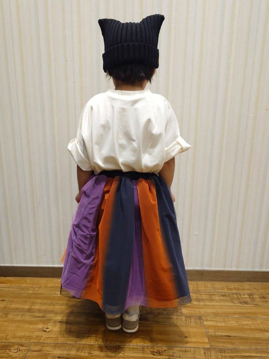 Yuiさんの「SHOO･LA･RUE｜【100-150cm】リバーシブルチュールスカート」を使ったコーディネート