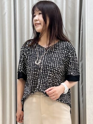 Kiyoさんの「COUP DE CHANCE｜【手洗い可】リラクシージャージトップス」を使ったコーディネート