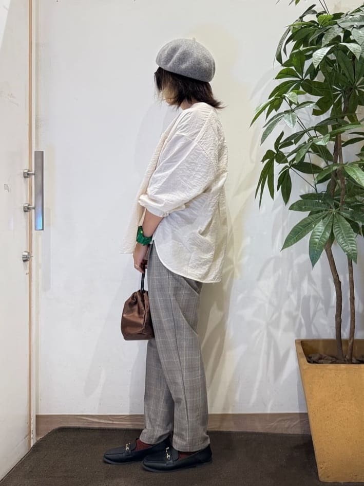 misakiさんの「SHOO･LA･RUE｜【ひんやり/S-LL】大人の五分袖プリントTシャツ」を使ったコーディネート