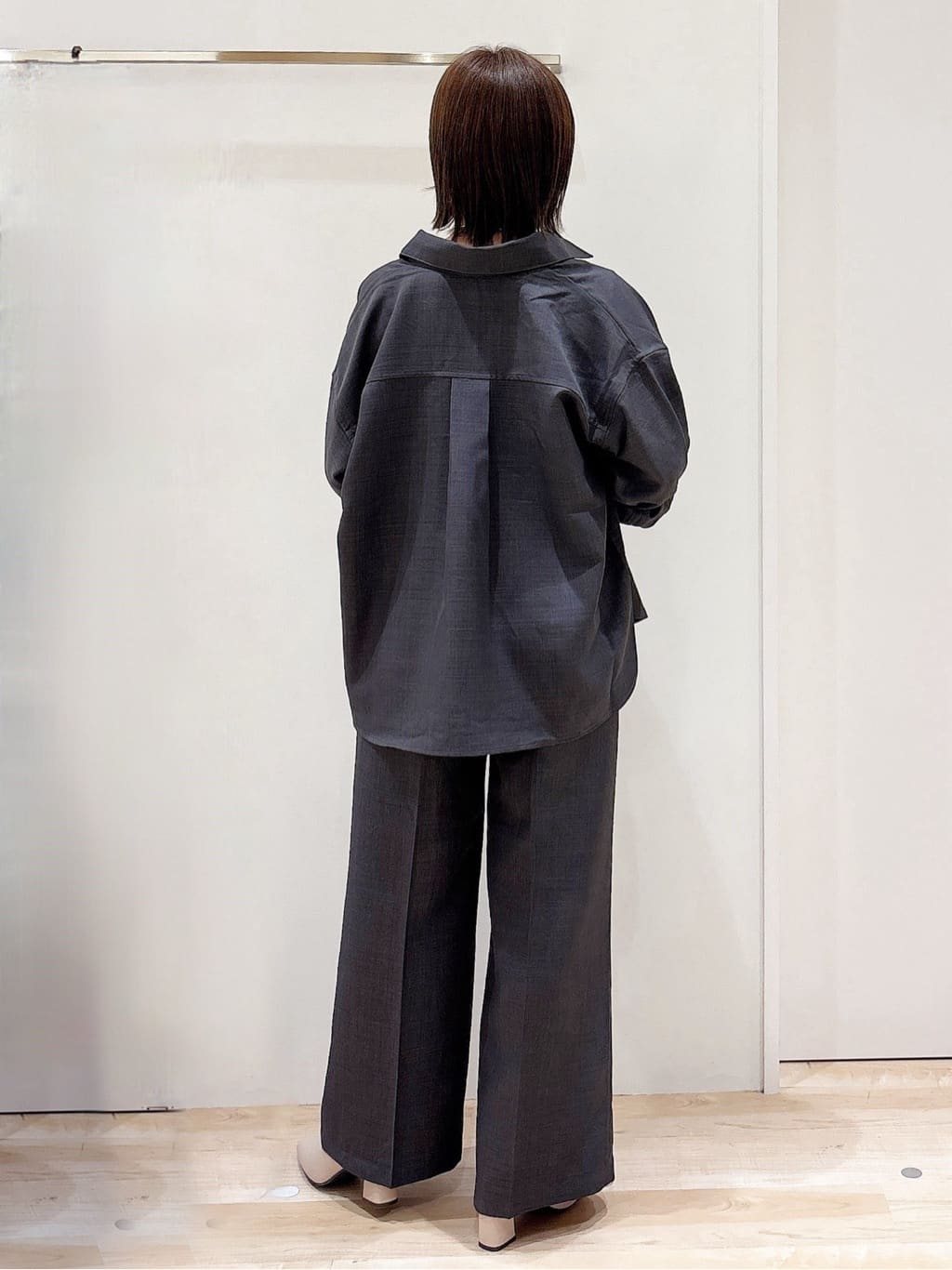 MIYUさんの「grove｜【カセット服】洗えるストレートワイドパンツ」を使ったコーディネート