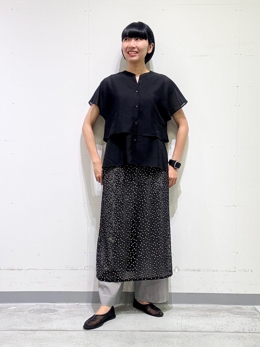 naoさんの「INDIVI｜【トレンド感◎】レイヤード レーススカート」を使ったコーディネート