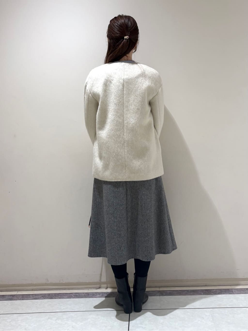 sakiさんの「COUP DE CHANCE｜【手洗い可／日本製】ケーブルニット」を使ったコーディネート