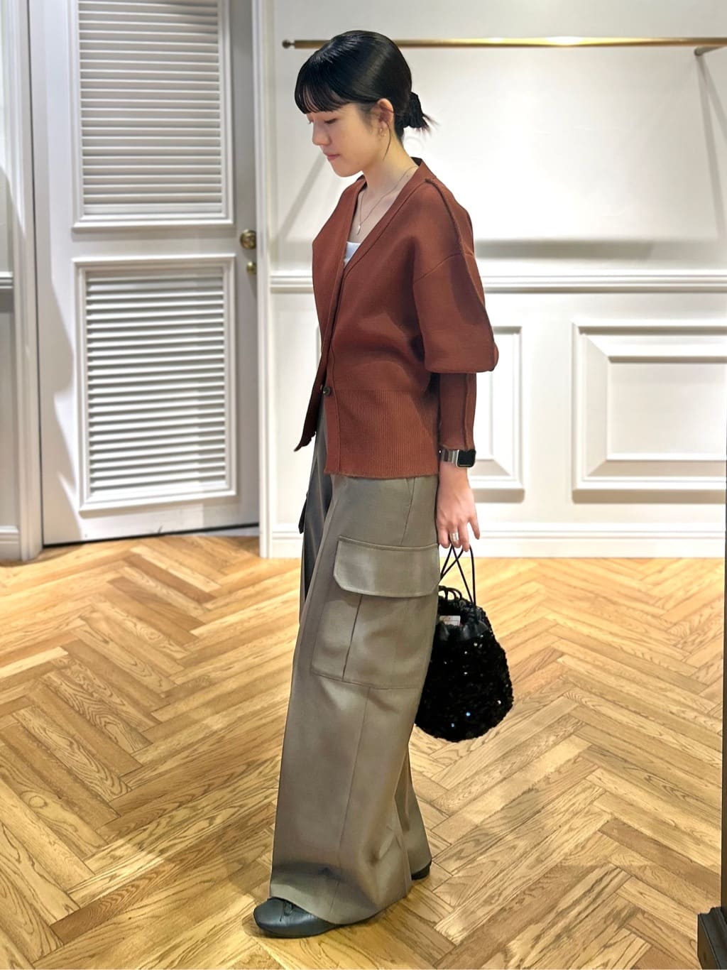cocoさんの「DRESSTERIOR｜◆ソフトレザーバレエシューズ」を使ったコーディネート
