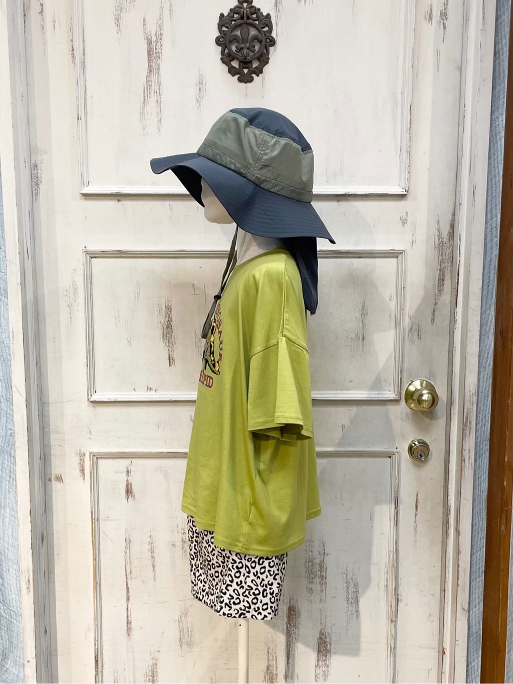 なつさんの「SHOO･LA･RUE｜【100-150cm/撥水】サイドポケット総柄ハーフパンツ」を使ったコーディネート