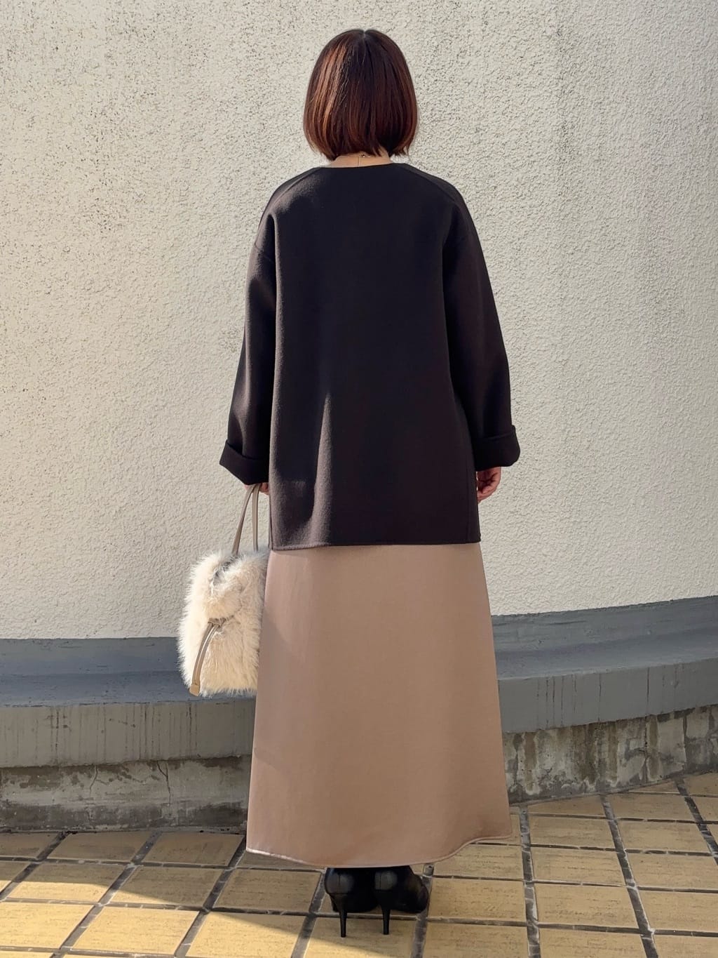 MIKIKOさんの「UNTITLED｜【ミディ丈/軽やか】セミラグランリバー コート」を使ったコーディネート
