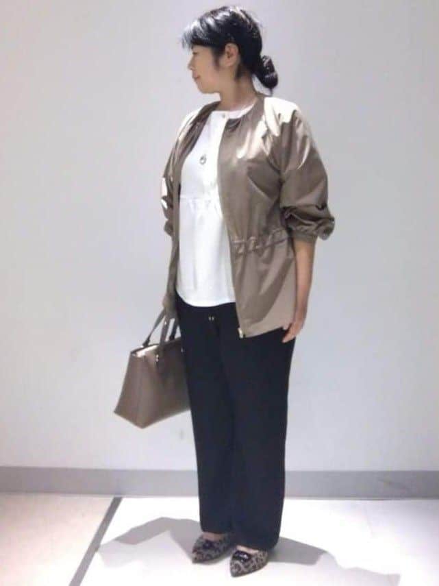 sakoさんの「Reflect｜【パンツにもスカートにも合わせやすい◎】ライティブルゾン」を使ったコーディネート