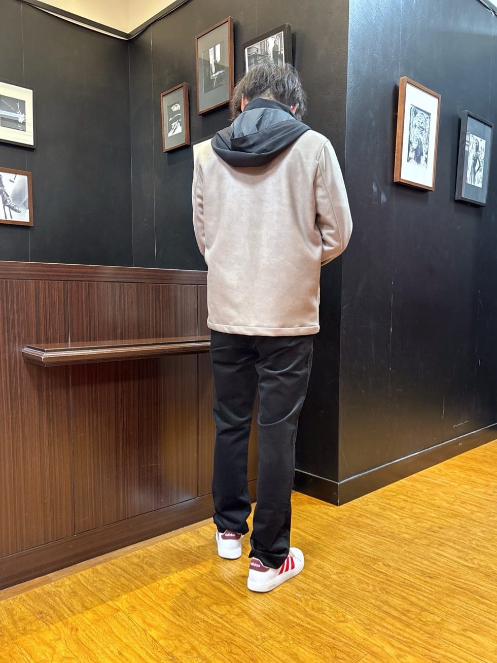 KEIさんの「TAKEO KIKUCHI｜【JUST ONE LAYER】ダウンファブリック ジップアップ フード ブルゾン」を使ったコーディネート
