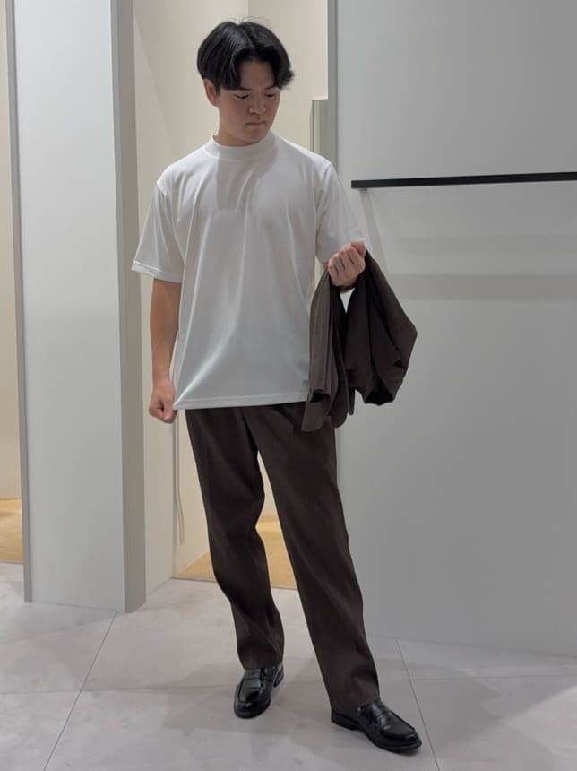 Kouさんの「THE SHOP TK｜【Begin/ビギン10月号掲載】楊柳スマートジャケット　軽量/洗濯機OK/セットアップ可」を使ったコーディネート