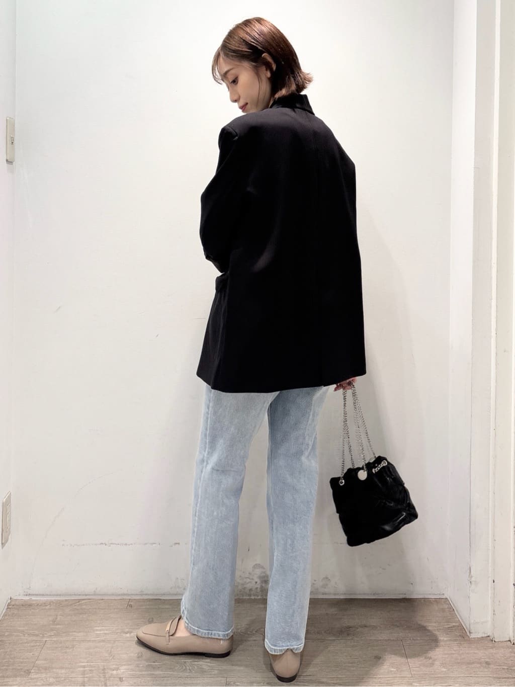 ぶまりんさんの「OPAQUE.CLIP｜【es】ビッグテーラードジャケット【UVケア/洗濯機OK】」を使ったコーディネート