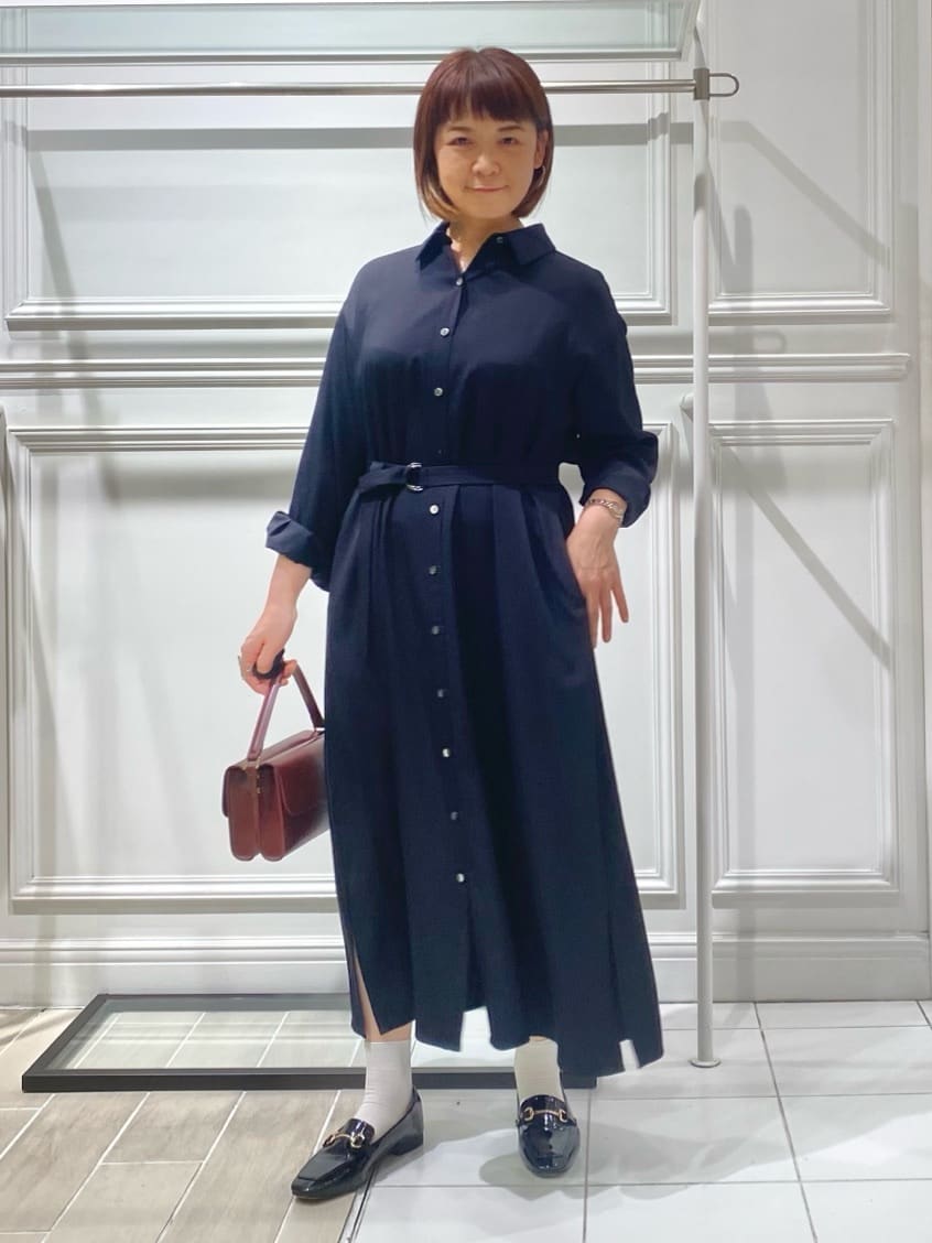 AKKOさんの「UNTITLED｜【セットアップ可/洗える】ウールライク ワイドパンツ」を使ったコーディネート