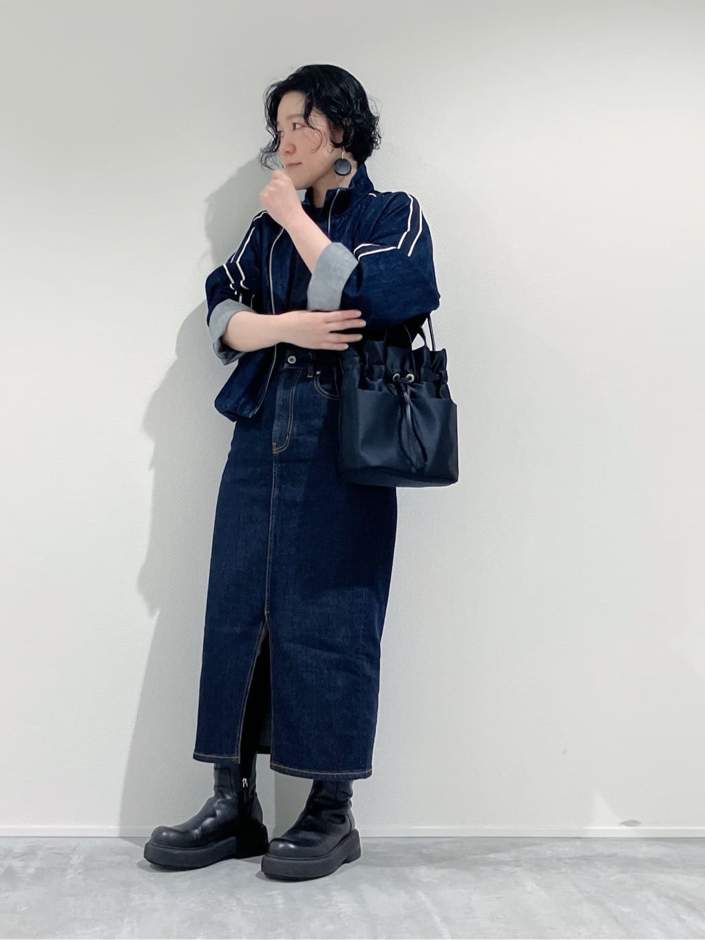 Cさんの「HIROKO HAYASHI｜LUINI SATINE（ルイーニ サティーネ）ショルダーバッグ」を使ったコーディネート
