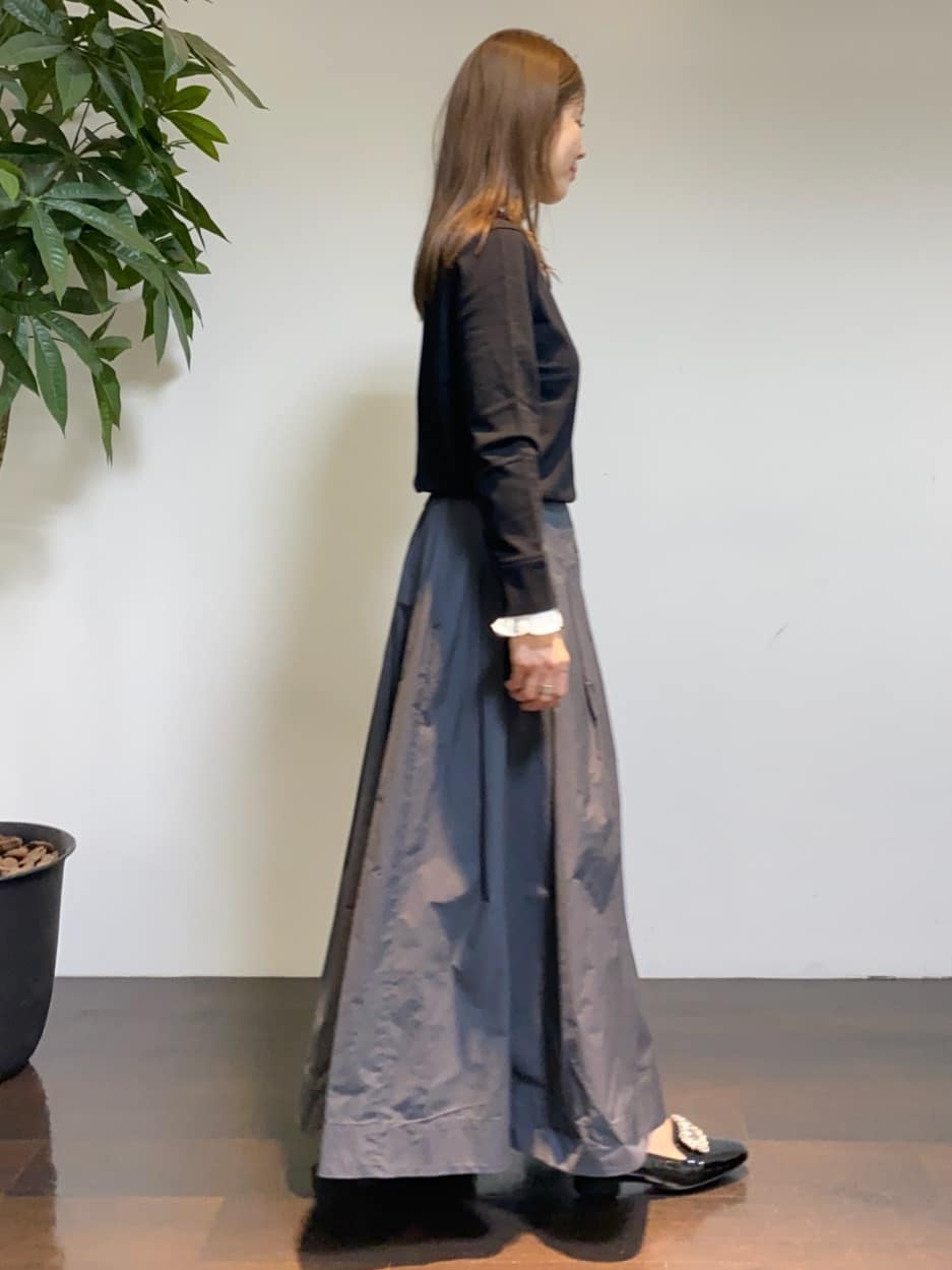 tomoさんの「UNTITLED｜【アンサンブル可/ジャケット風】ウールミラノリブカーディガン」を使ったコーディネート