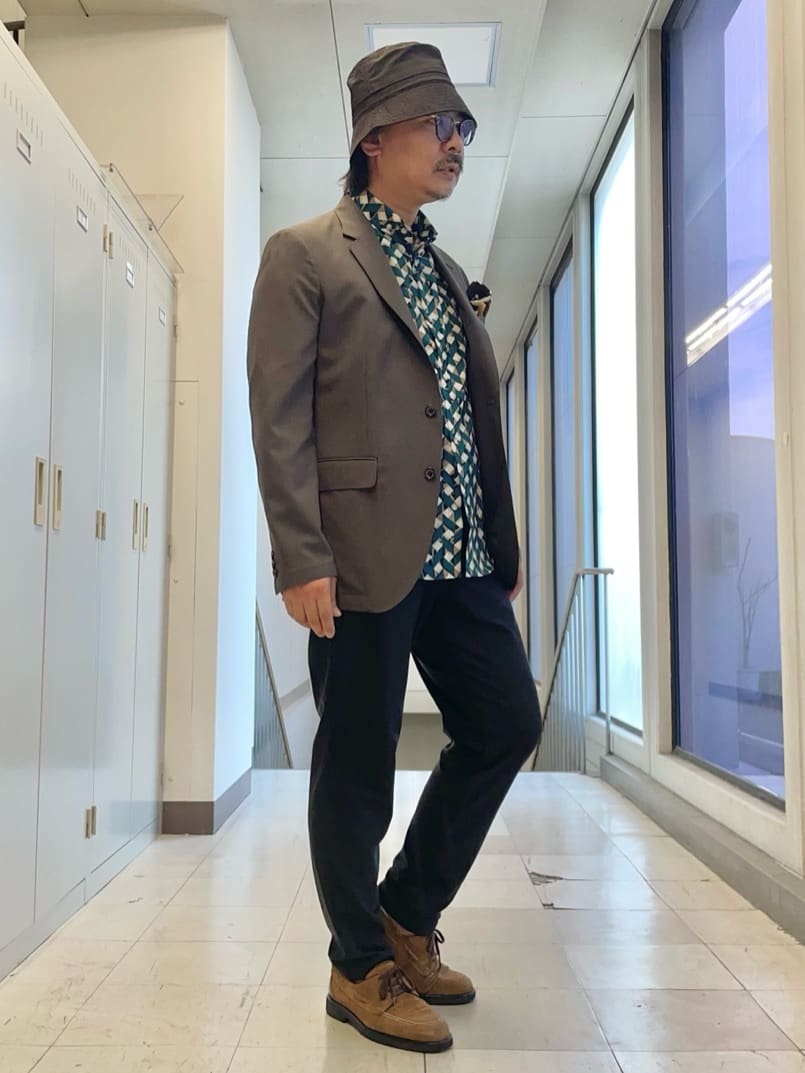 MAKOTO AIさんの「TAKEO KIKUCHI｜【COOL CITY WEAR】アーバンクール ジャケット /接触冷感・吸水速乾」を使ったコーディネート
