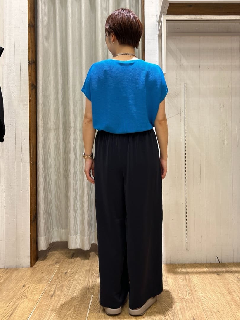 ga_riさんの「THE SHOP TK｜【6色展開】さらさらフレンチニット【毛玉になりにくい/洗濯機OK】」を使ったコーディネート